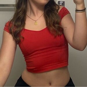 UO Out From Under Ballet Off-The-Shoulder Top